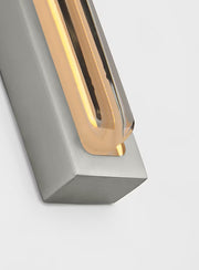 Visual Comfort SLV82627 Bloccare 1-lt 18" Tall LED Vanity Light-Satin Nickel