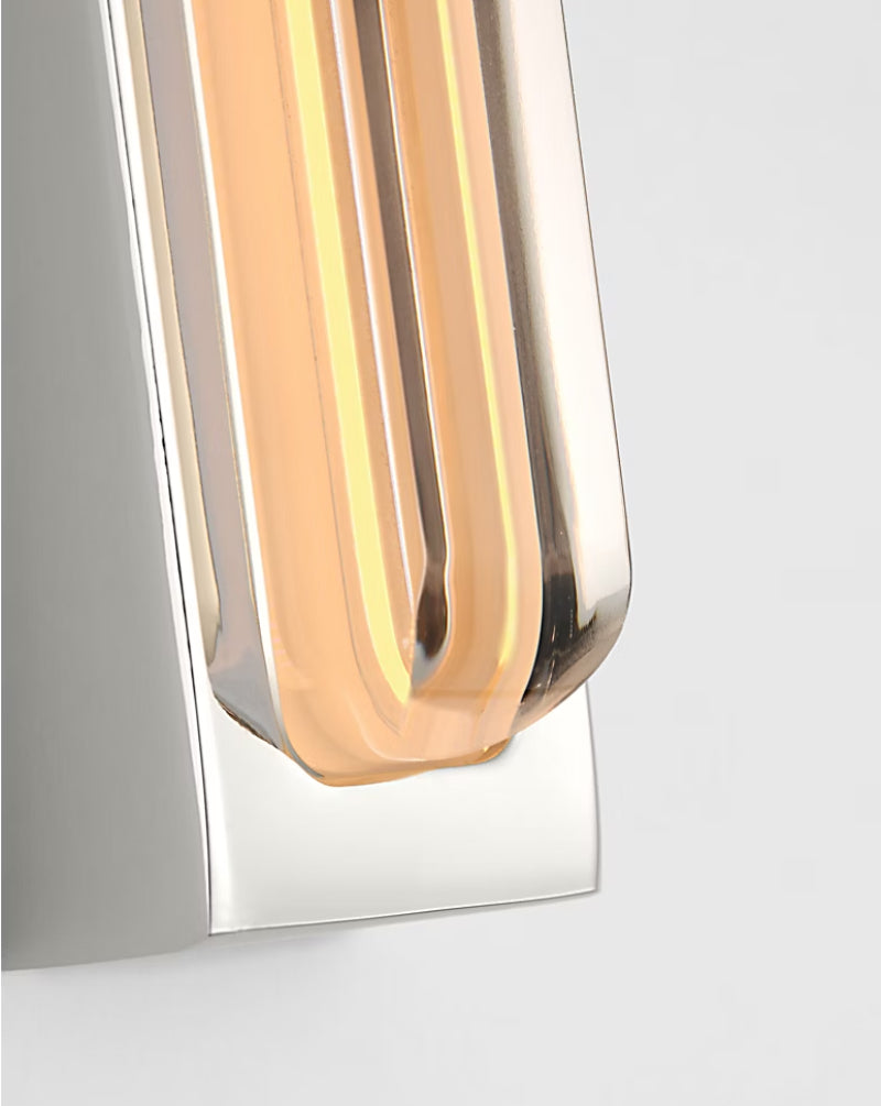 Visual Comfort SLV82727 Bloccare 1-lt 13" Tall LED Vanity Light-Polished Nickel