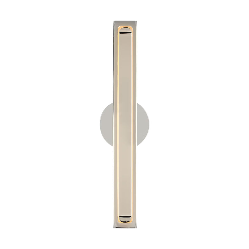Visual Comfort SLV82727 Bloccare 1-lt 13" Tall LED Vanity Light-Polished Nickel