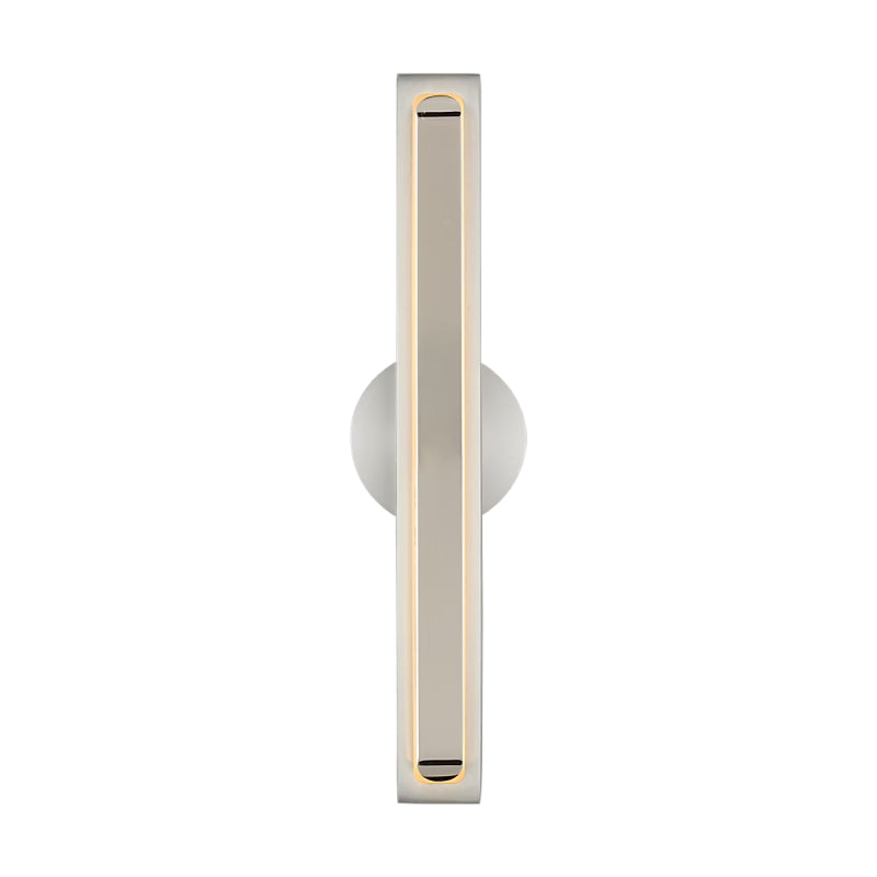 Visual Comfort SLV82727 Bloccare 1-lt 13" Tall LED Vanity Light-Satin Nickel
