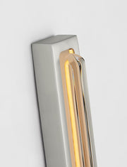 Visual Comfort SLV82827 Bloccare 1-lt 24" Tall LED Vanity Light-Satin Nickel