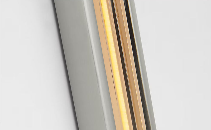 Visual Comfort SLV82827 Bloccare 1-lt 24" Tall LED Vanity Light-Satin Nickel