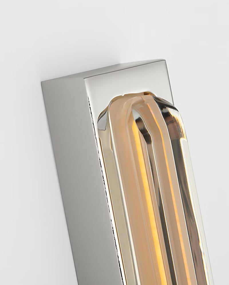 Visual Comfort SLV82927 Bloccare 1-lt 30" Tall LED Vanity Light-Polished Nickel