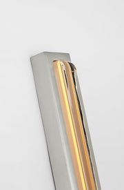 Visual Comfort SLV82927 Bloccare 1-lt 30" Tall LED Vanity Light-Satin Nickel
