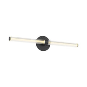 Visual Comfort SLV84227 Reiya Round 1-lt 24" LED Vanity Light - Nightshade Black