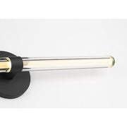 Visual Comfort SLV84227 Reiya Round 1-lt 24" LED Vanity Light - Nightshade Black
