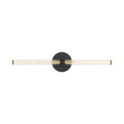Visual Comfort SLV84227 Reiya Round 1-lt 24" LED Vanity Light - Nightshade Black