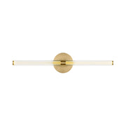 Visual Comfort SLV84227 Reiya Round 1-lt 24" LED Vanity Light - Hand Rubbed Antique Brass