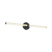 Visual Comfort SLV84327 Reiya Round 1-lt 30" LED Vanity Light - Nightshade Black
