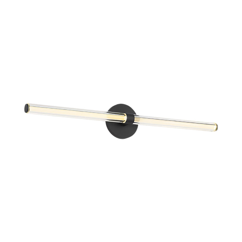 Visual Comfort SLV84327 Reiya Round 1-lt 30" LED Vanity Light - Nightshade Black