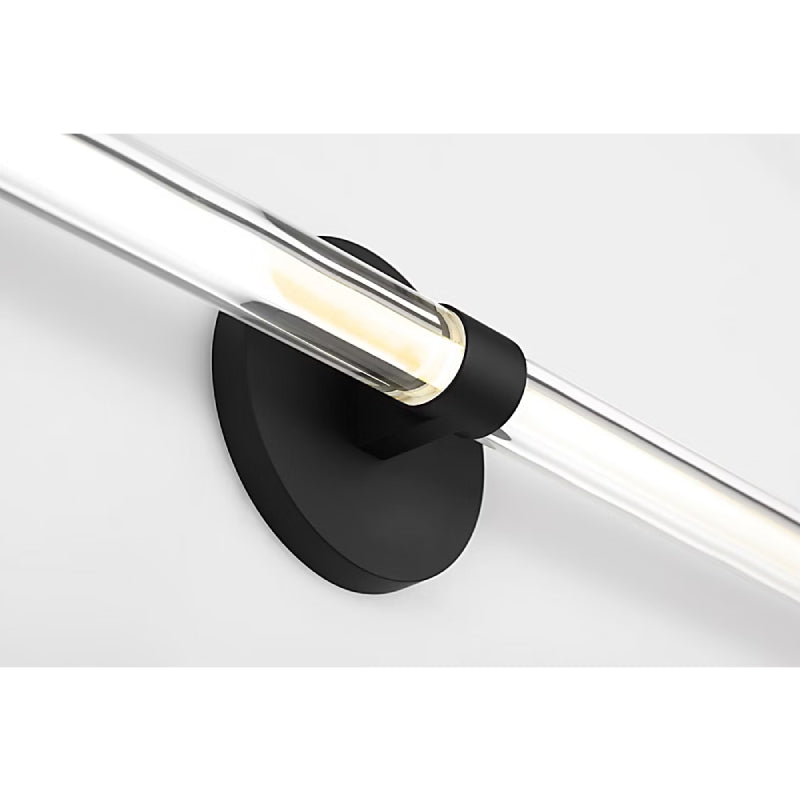 Visual Comfort SLV84327 Reiya Round 1-lt 30" LED Vanity Light - Nightshade Black