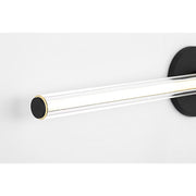 Visual Comfort SLV84327 Reiya Round 1-lt 30" LED Vanity Light - Nightshade Black