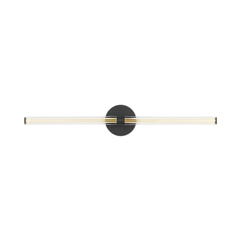 Visual Comfort SLV84327 Reiya Round 1-lt 30" LED Vanity Light - Nightshade Black