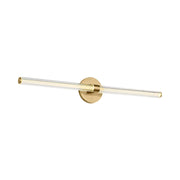Visual Comfort SLV84327 Reiya Round 1-lt 30" LED Vanity Light - Hand Rubbed Antique Brass