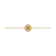 Visual Comfort SLV84327 Reiya Round 1-lt 30" LED Vanity Light - Hand Rubbed Antique Brass