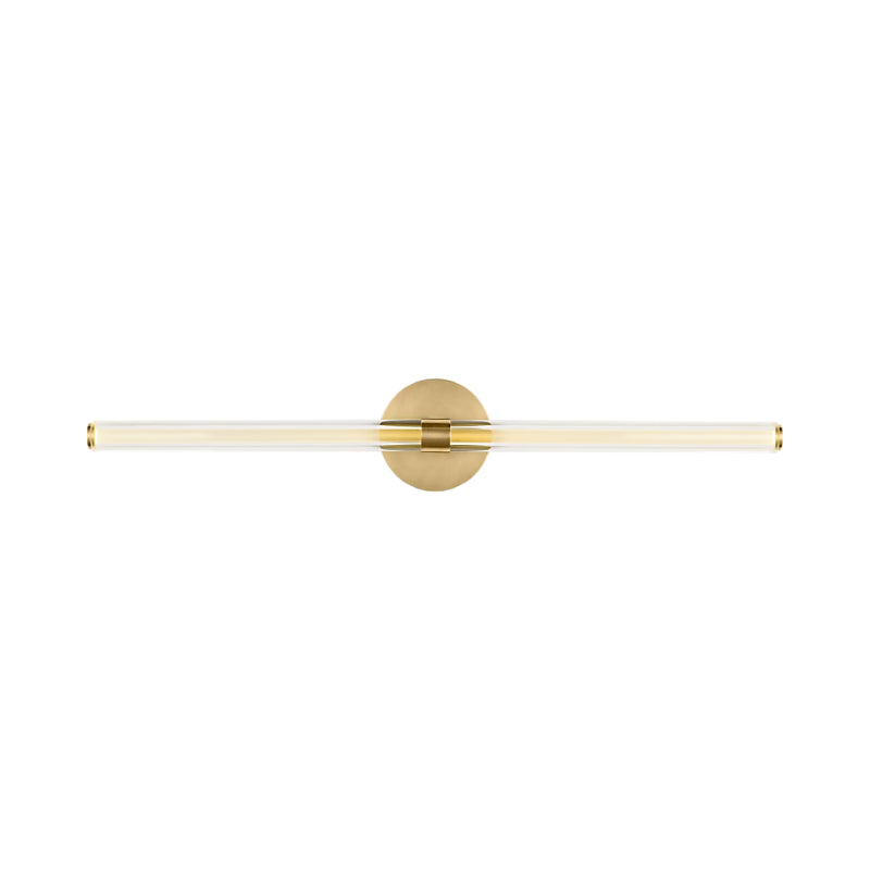 Visual Comfort SLV84327 Reiya Round 1-lt 30" LED Vanity Light - Hand Rubbed Antique Brass