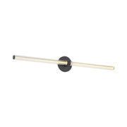 Visual Comfort SLV84427 Reiya Round 1-lt 36" LED Vanity Light - Nightshade Black