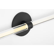Visual Comfort SLV84427 Reiya Round 1-lt 36" LED Vanity Light - Nightshade Black