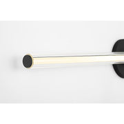 Visual Comfort SLV84427 Reiya Round 1-lt 36" LED Vanity Light - Nightshade Black