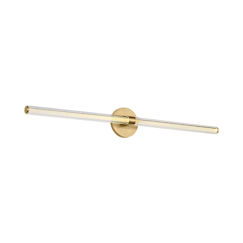 Visual Comfort SLV84427 Reiya Round 1-lt 36" LED Vanity Light - Hand Rubbed Antique Brass