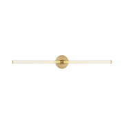 Visual Comfort SLV84427 Reiya Round 1-lt 36" LED Vanity Light - Hand Rubbed Antique Brass