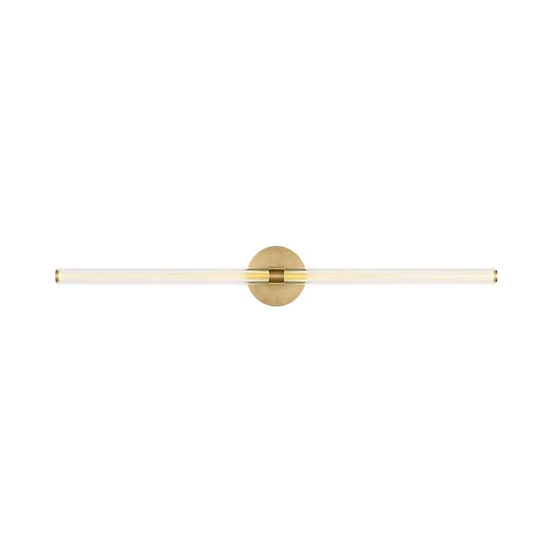 Visual Comfort SLV84427 Reiya Round 1-lt 36" LED Vanity Light - Hand Rubbed Antique Brass