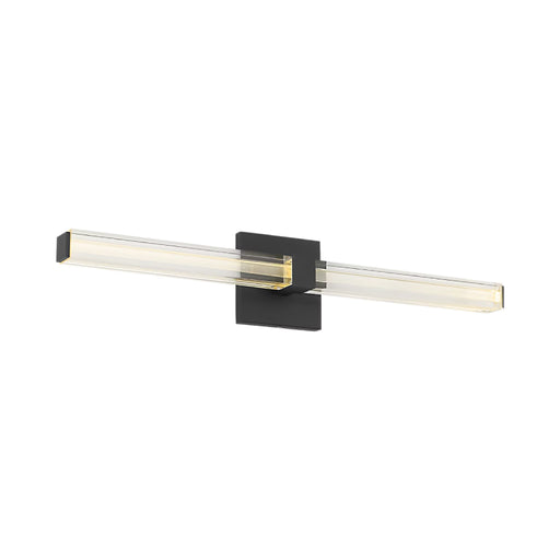 Visual Comfort SLV84627 Reiya Square 1-lt 24" LED Vanity Light - Nightshade Black