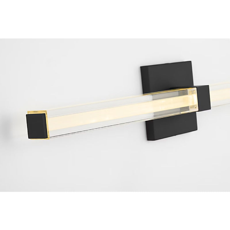 Visual Comfort SLV84627 Reiya Square 1-lt 24" LED Vanity Light - Nightshade Black