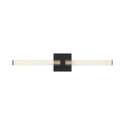 Visual Comfort SLV84627 Reiya Square 1-lt 24" LED Vanity Light - Nightshade Black
