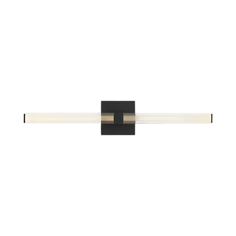 Visual Comfort SLV84627 Reiya Square 1-lt 24" LED Vanity Light - Nightshade Black