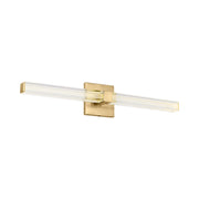Visual Comfort SLV84627 Reiya Square 1-lt 24" LED Vanity Light - Hand Rubbed Antique Brass