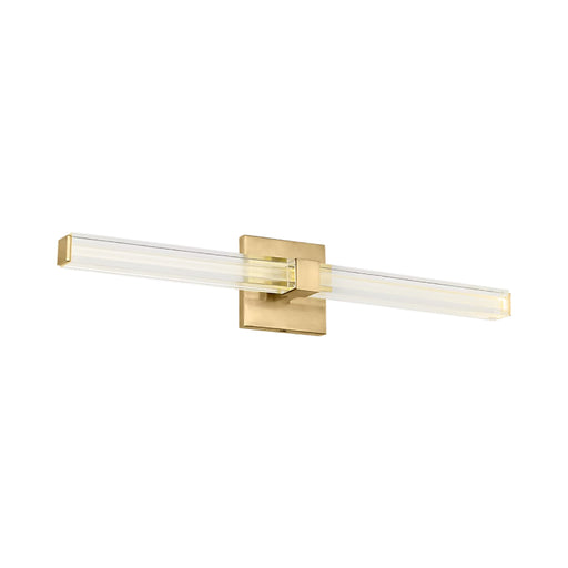 Visual Comfort SLV84627 Reiya Square 1-lt 24" LED Vanity Light - Hand Rubbed Antique Brass