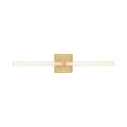 Visual Comfort SLV84627 Reiya Square 1-lt 24" LED Vanity Light - Hand Rubbed Antique Brass