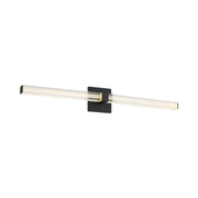 Visual Comfort SLV84727 Reiya Square 1-lt 30" LED Vanity Light - Nightshade Black
