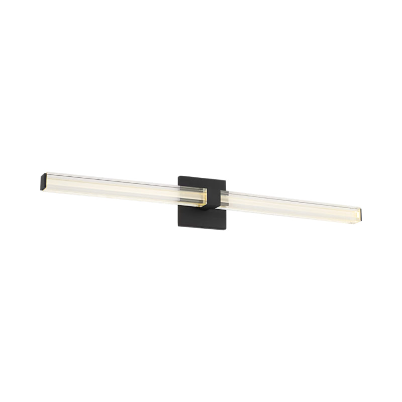 Visual Comfort SLV84727 Reiya Square 1-lt 30" LED Vanity Light - Nightshade Black