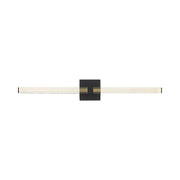 Visual Comfort SLV84727 Reiya Square 1-lt 30" LED Vanity Light - Nightshade Black