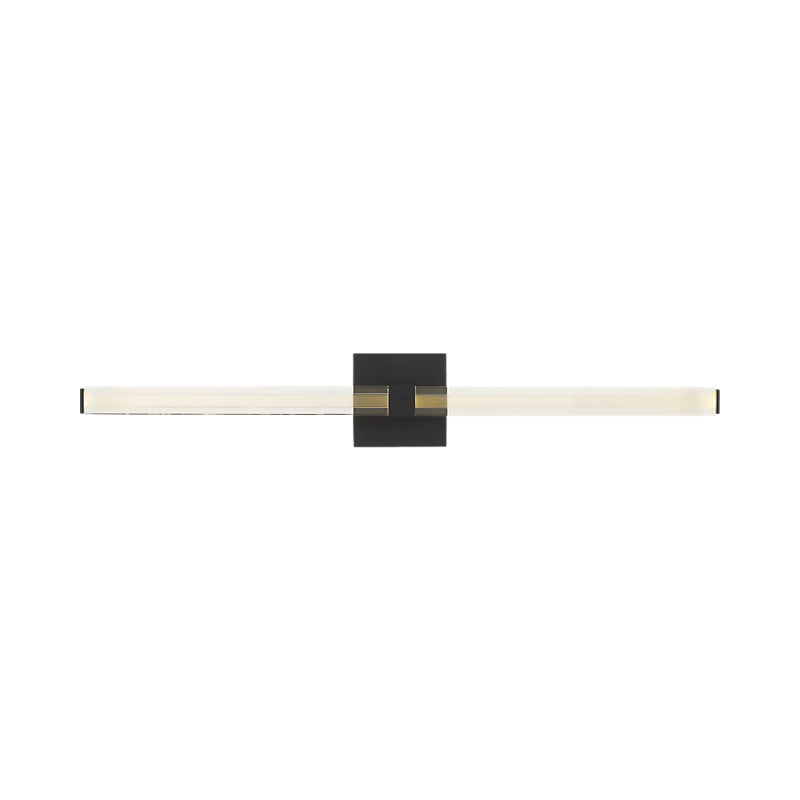 Visual Comfort SLV84727 Reiya Square 1-lt 30" LED Vanity Light - Nightshade Black