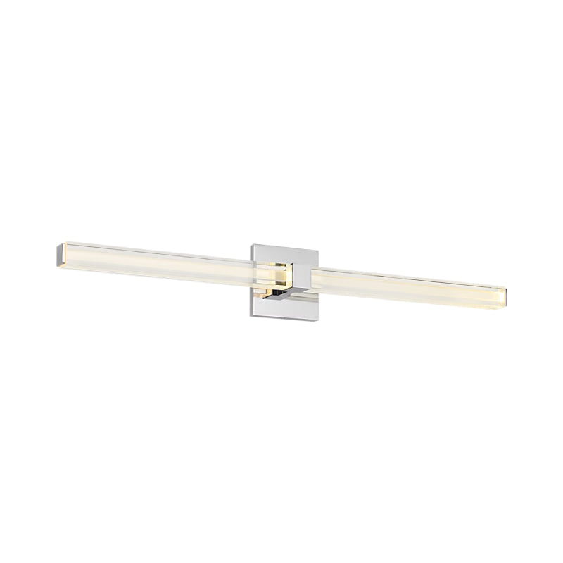 Visual Comfort SLV84727 Reiya Square 1-lt 30" LED Vanity Light - Chrome