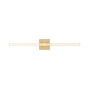 Visual Comfort SLV84727 Reiya Square 1-lt 30" LED Vanity Light - Hand Rubbed Antique Brass
