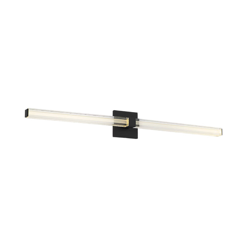 Visual Comfort SLV84827 Reiya Square 1-lt 36" LED Vanity Light - Nightshade Black