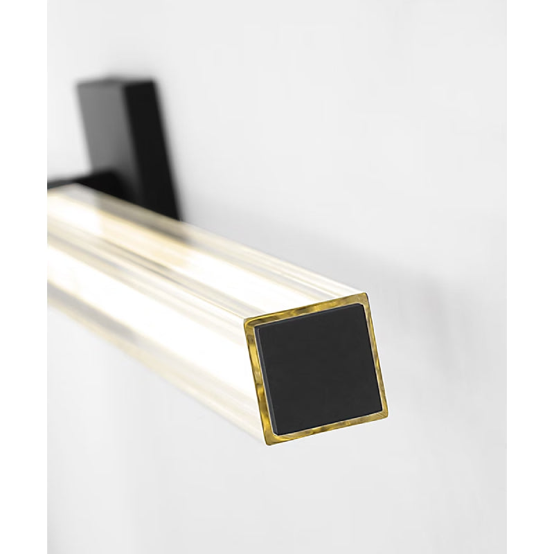 Visual Comfort SLV84827 Reiya Square 1-lt 36" LED Vanity Light - Nightshade Black