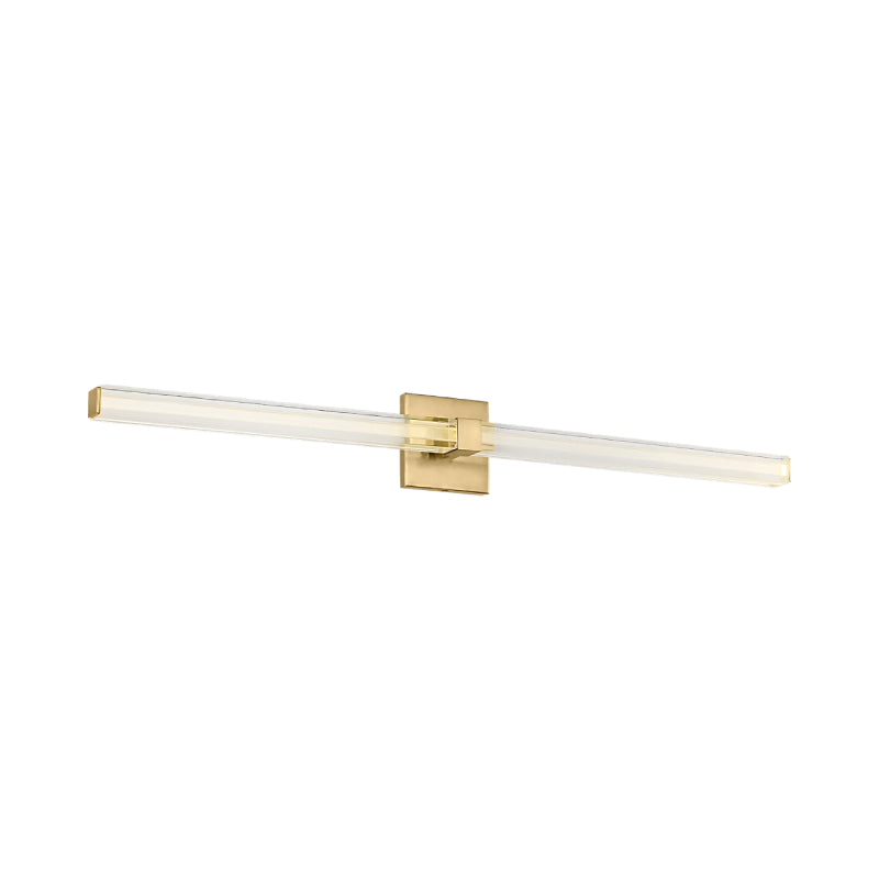 Visual Comfort SLV84827 Reiya Square 1-lt 36" LED Vanity Light - Hand Rubbed Antique Brass