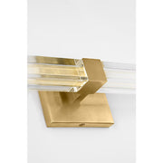 Visual Comfort SLV84827 Reiya Square 1-lt 36" LED Vanity Light - Hand Rubbed Antique Brass
