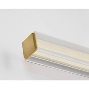Visual Comfort SLV84827 Reiya Square 1-lt 36" LED Vanity Light - Hand Rubbed Antique Brass
