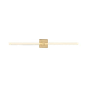Visual Comfort SLV84827 Reiya Square 1-lt 36" LED Vanity Light - Hand Rubbed Antique Brass