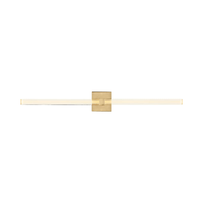 Visual Comfort SLV84827 Reiya Square 1-lt 36" LED Vanity Light - Hand Rubbed Antique Brass