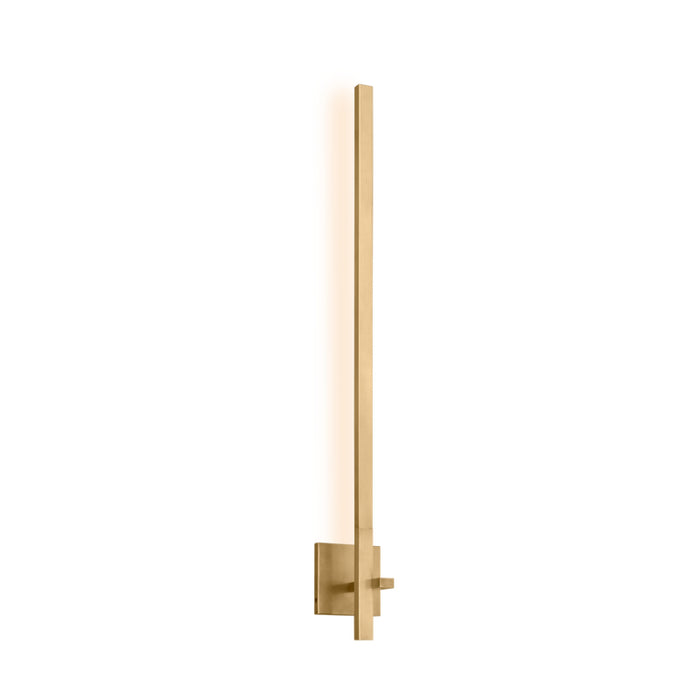 Visual Comfort SLWS564 Cityscape X-Large 36" Tall LED Wall Sconce - Hand Rubbed Antique Brass
