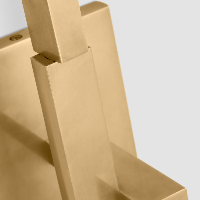 Visual Comfort SLWS564 Cityscape X-Large 36" Tall LED Wall Sconce - Hand Rubbed Antique Brass