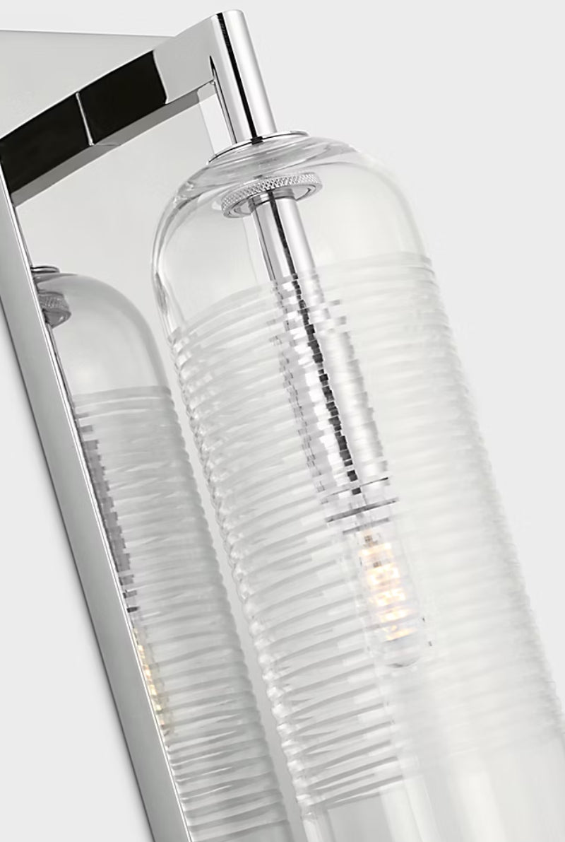 Visual Comfort SLWS642 Leano 17" Tall Wall Sconce - Polished Nickel