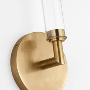 Visual Comfort SLWS74827 Poza 16" Tall LED Wall Sconce - Hand Rubbed Antique Brass